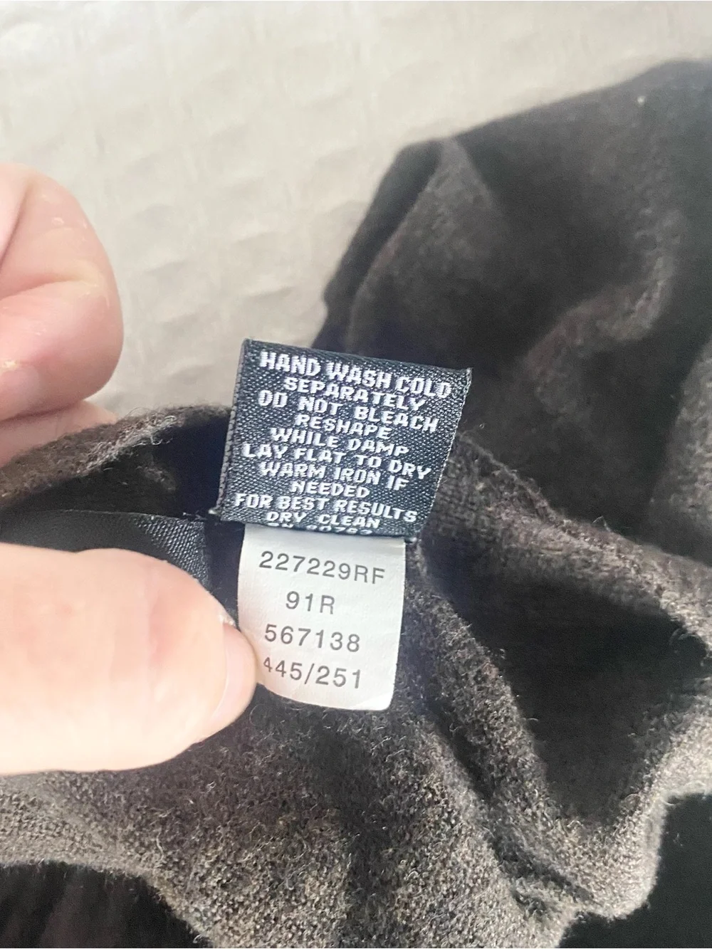 Moda International Brown Lightweight Knit Cardigan small
